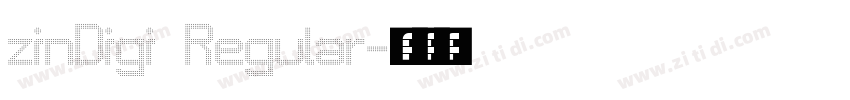 zinDigi Regular字体转换